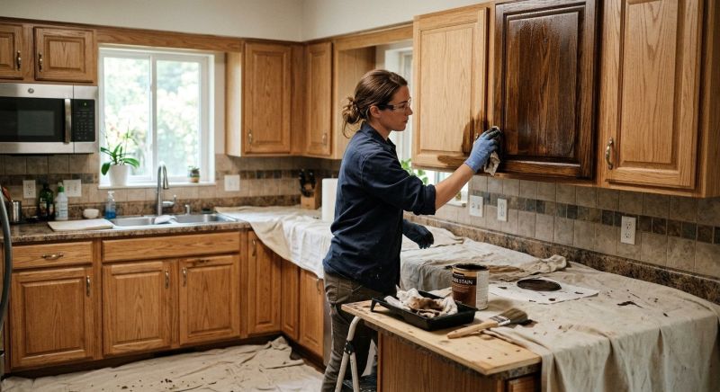 Cabinet Staining Service in Kokomo, IN